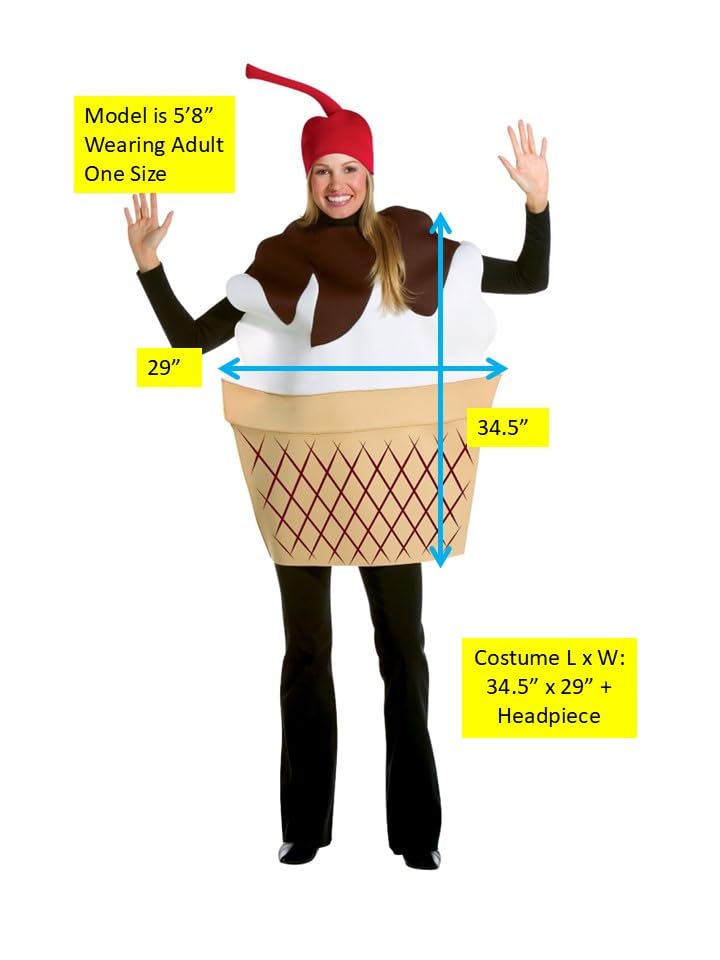 Rasta Imposta Ice Cream Sundae, Multi, One Size, (GC7152) - Image 2